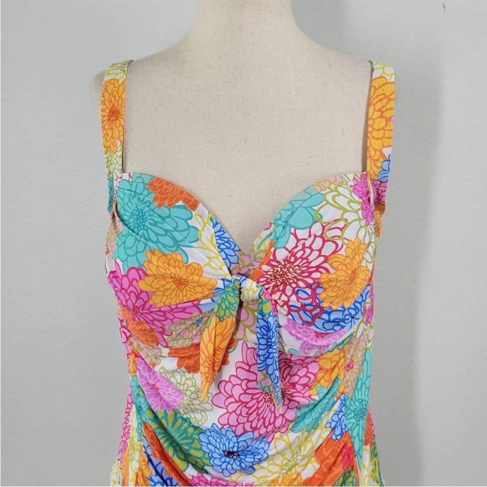 Bleu Rod Beattie swim top, 16W, NWT